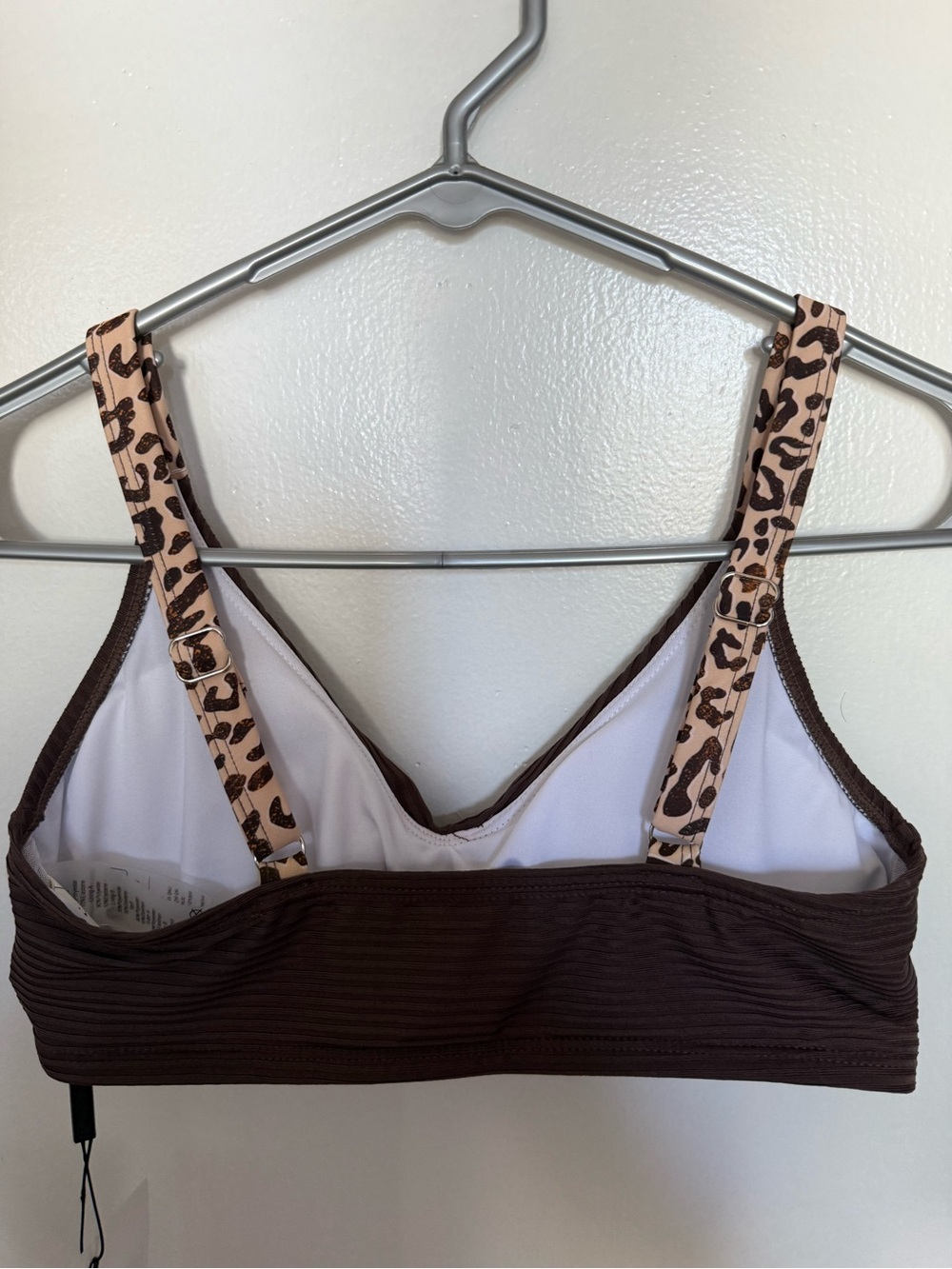 Y2K Brown Leopard Accent Bralette - Picture 5 of 5